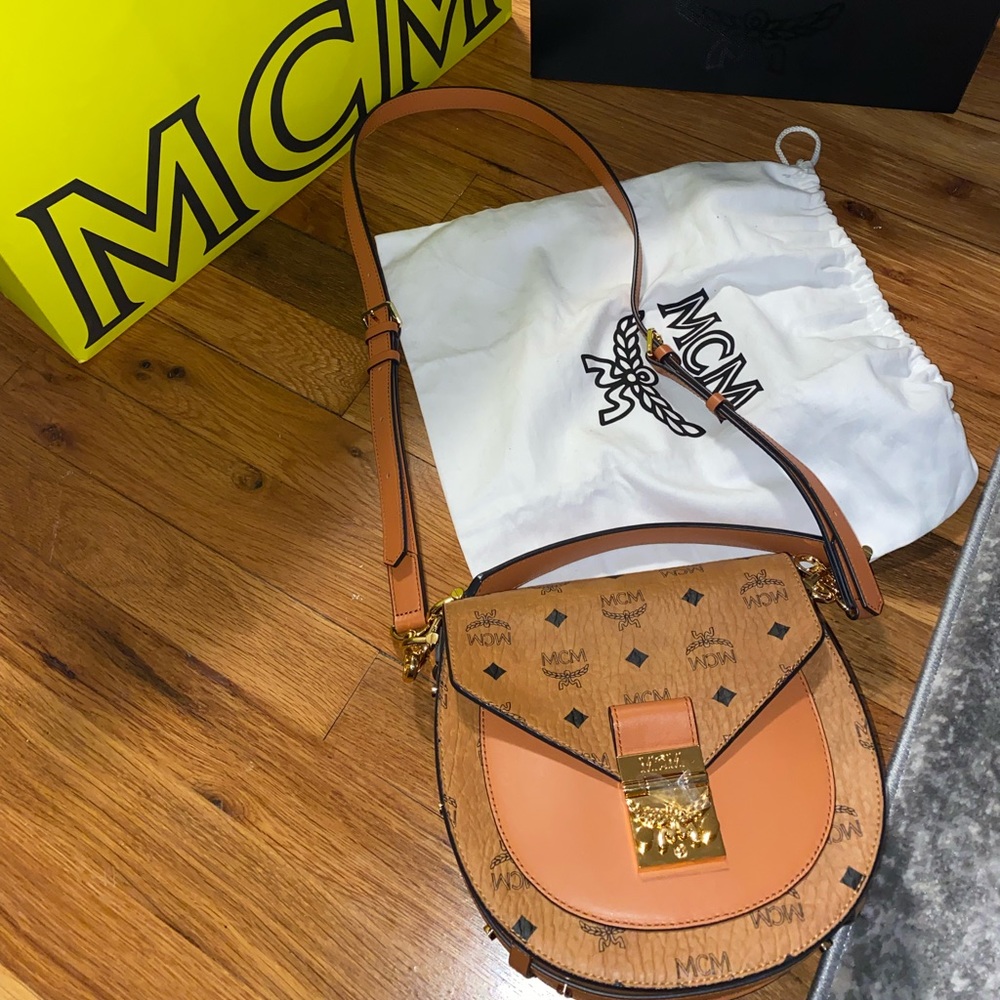 MCM Patricia shoulder bag in visetos